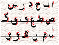 L'alfabeto arabo 